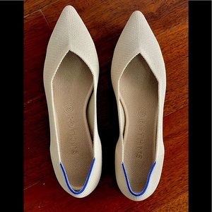 Rothy’s The Point Ecru Size 10.5 EUC